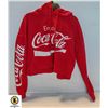 LADIES COCA COLA BELLY HOODIE (M)