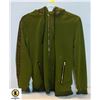 LADIES GREEN HOODIE (L)