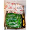 GREEN HEAT PADS WITH BAG - WHEAT BAG