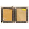 2 GRAY/SILVER COLOUR PICTURE FRAMES