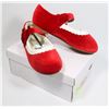 Image 1 : NEW GIRLS SIZE 29 EURO RED VELVET TODDLER MARY