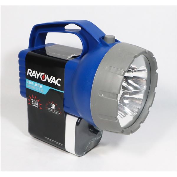 NEW RAYOVAC LED FLASHLIGHT WITH BATTERY