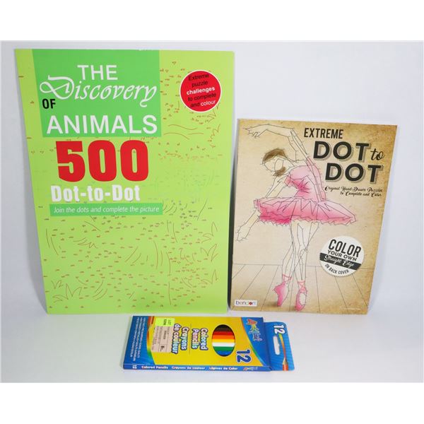 LARGE THE DISCOVERY OF ANIMALS DO-TO-DOT BOOK