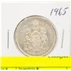 Image 1 : 1965 CANADIAN SILVER HALF DOLLAR