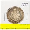 Image 1 : 1964 CANADIAN SILVER HALF DOLLAR