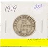 Image 1 : 1919 NFLD KING GEORGE SILVER QUARTER
