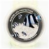 Image 1 : 1 OZ .999 SILVER MARINE LIFE PROTECTION $5