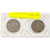 Image 1 : 1940 SILVER 50 CENT CANADA & 1956 SILVER TWO