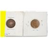 Image 2 : 2 INDIAN HEAD ONE CENT COINS. 1906 & 1909