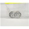 Image 1 : LOT OF 2 ONE GRAM .999 SILVER BUFFALO COIN