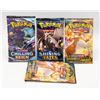 Image 1 : 4 VARIOUS GENUINE POKEMON BOOSTER PACKS
