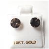 Image 1 : S131-62 10K SMOKEY QUARTZ EARRINGS