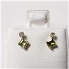 Image 1 : S131-75 10K TOURMALINE/DIAMOND EARRINGS
