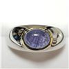 S131-69 SILVER TANZANITE RING