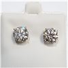 Image 1 : S138-55 14K MOISSANITE EARRINGS