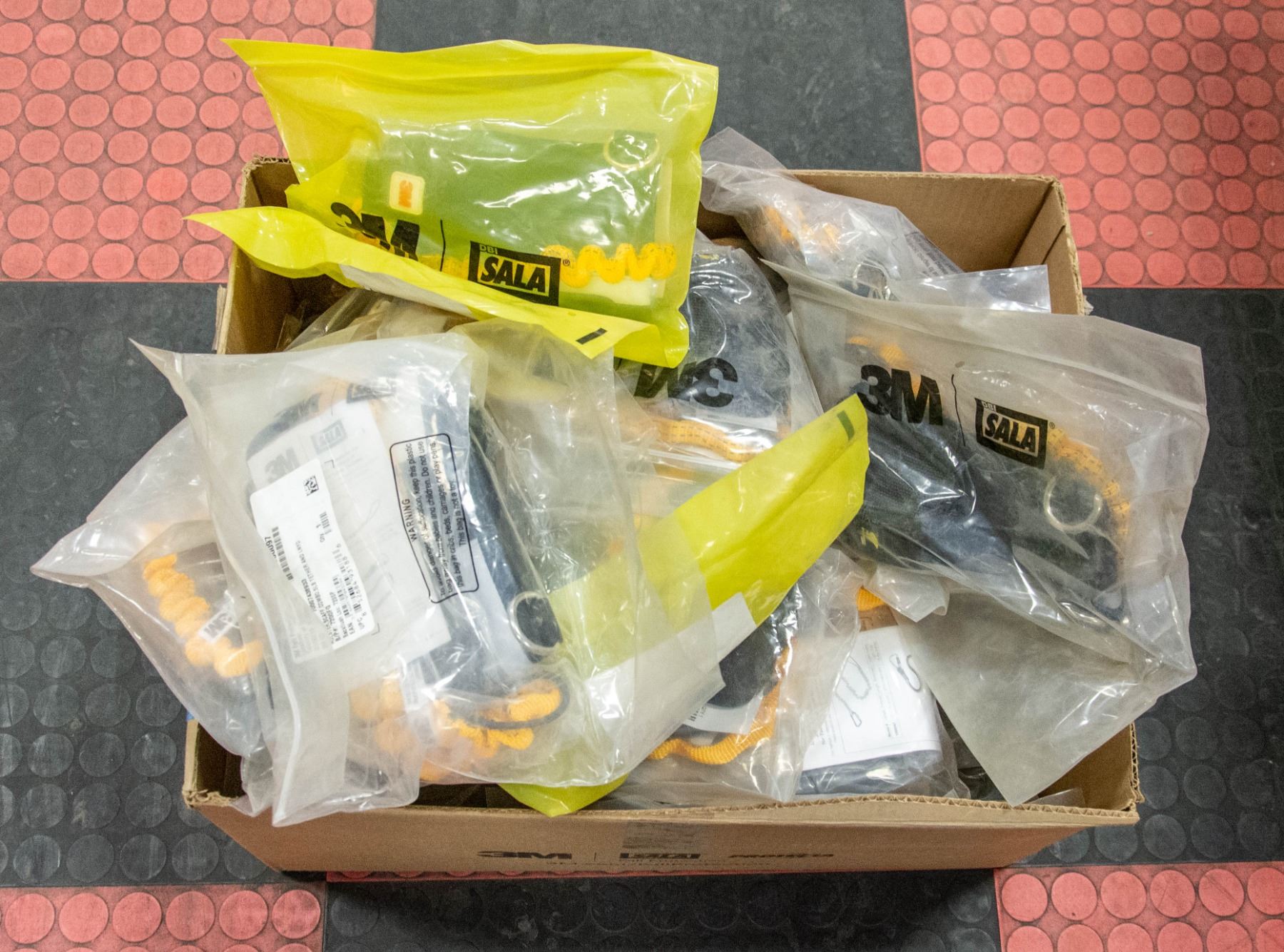 LARGE BOX OF 3M SALA TOOL FALL PROTECTION