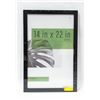 Image 1 : NEW 14" X 22" BLACK FRAME PICTURE FRAME
