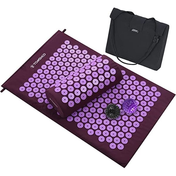 NEW TOMSHOO ACUPRESSURE SET - INC MAT, PILLOW WITH