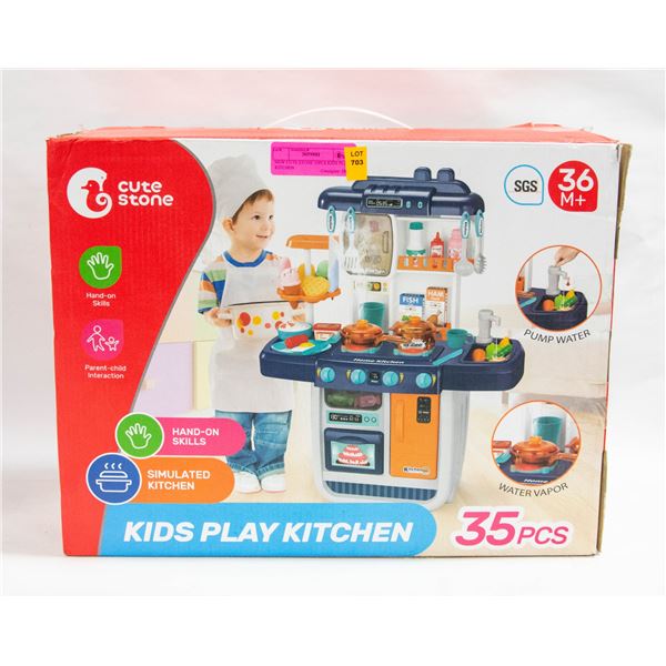 NEW CUTE STONE 35PCS KIDS PLAY KITCHEN