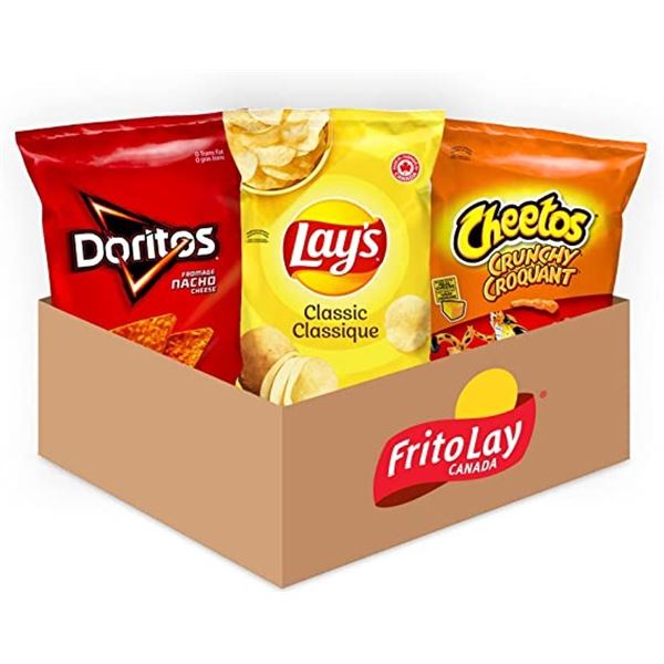 NEW CASE FRITO LAY ORIGINALS VARIETY PACK CHIP MIX