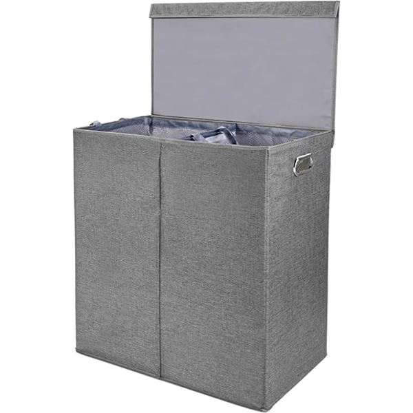 NEW SORTWISE 15L DOUBLE SIDED LAUNDRY HAMPER