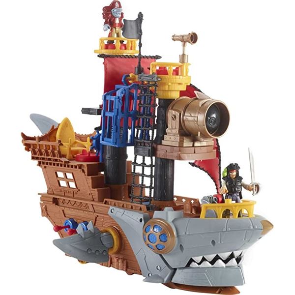 NEW IMAGINEXT FISHER-PRICE SHARK BITE PIRATE SHIP