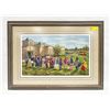 Image 1 : FRAMED ESTATE WALL HANGING 25" X 34"