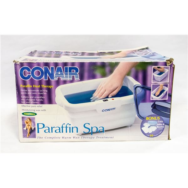 CONAIR PARAFFIN FOOT SPA WITH BASKET OF