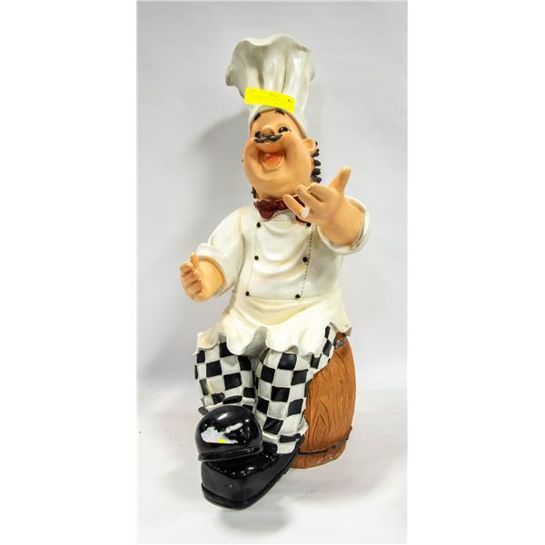 CHEF DECOR STATUE H-21.5"