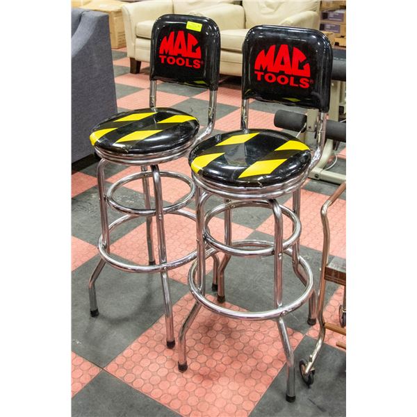 2 MAC TOOLS BAR STOOLS TOGETHER-ESTATE