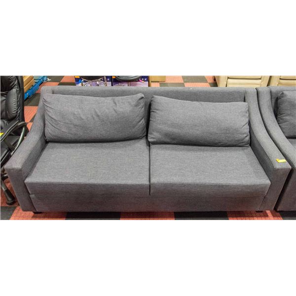 GREY SOFA APPROX L-86"