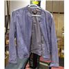 Image 1 : PURPLE FAUX LEATHER DANIER JACKET SIZE LARGE