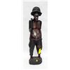 Image 1 : CARVED WOOD STATUE 24" TALL