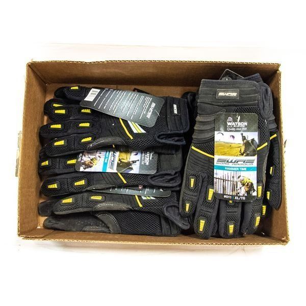 3 NEW PAIRS WATSON HAMMER TIME WORK ARMOUR GLOVES