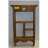 Image 1 : WOODEN WALL HANGING SHELF