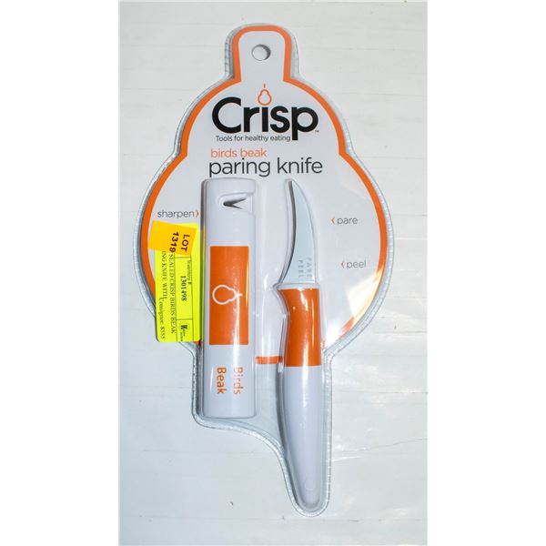 NEW SEALED CRISP BIRDS BEAK PARING KNIFE WITH