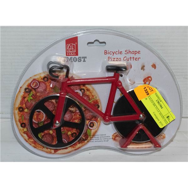 NEW SEALED BICYCLE SHAPE PIZZA CUTTER