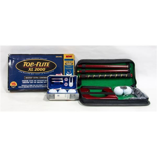 NEW GOLF ITEMS TRAVEL PUTTER KIT