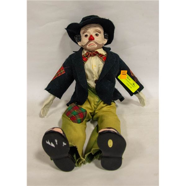 VINTAGE PORCELAIN CLOWN DOLL