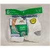 Image 1 : ANKLE SOCKS WHITE SIZE 6-12,6-PACK,FRUIT OF THE