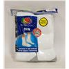 Image 1 : WHITE CREW SOCKS,SIZE 12-16,6-PACK,FRUIT OF THE