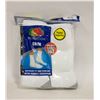 Image 1 : WHITE CREW SOCKS,SIZE 12-16,6-PACK,FRUIT OF THE