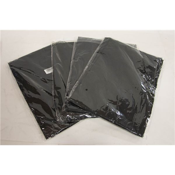 4 PROFESSIONAL HAIR DRESSING CAPES,BLACK