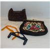 Image 1 : 2 VINTAGE 1950'S PURSES & VINTAGE