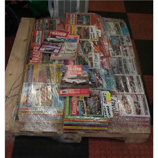 PALLET OF VINTAGE CAR BOOKS (1970-1990) 300+ ITEMS