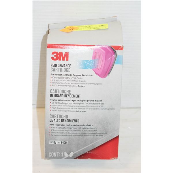 3M 60923 NEW PACKAGE OF PERFORMANCE CARTRIDGES