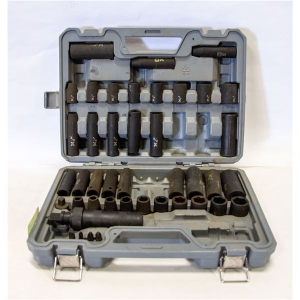 MAXIMUM IMPACT SOCKET SET MISSING 5 PIECES