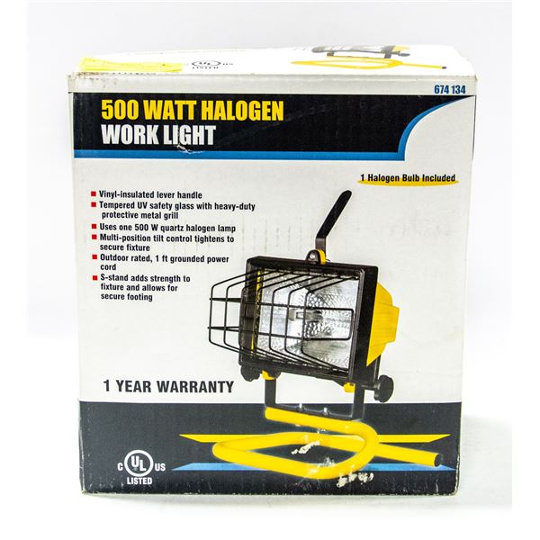 NEW 500W HALOGEN WORKLIGHT