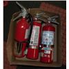 Image 1 : 3 X 5LB FIRE EXTINGUISHERS FULLY CHARGED