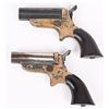 Image 1 : PAIR OF SHARPS 1B 22 PEPPERBOX PISTOLS